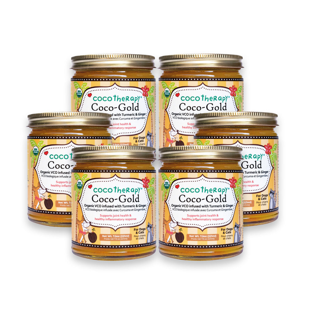 Coco-Gold (7.5oz) - USDA Certified Organic Coconut Oil infused with Organic Turmeric and Organic Ginger